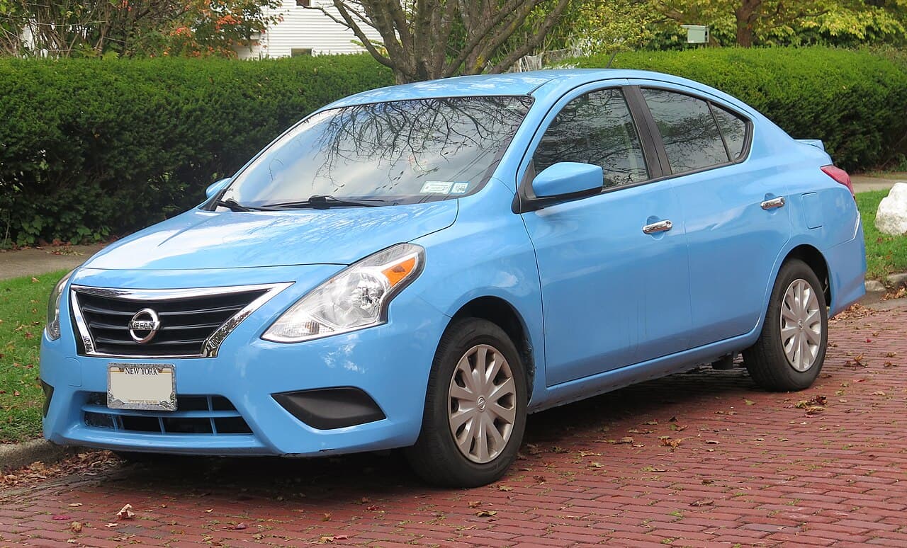 Nissan Versa, representative photo