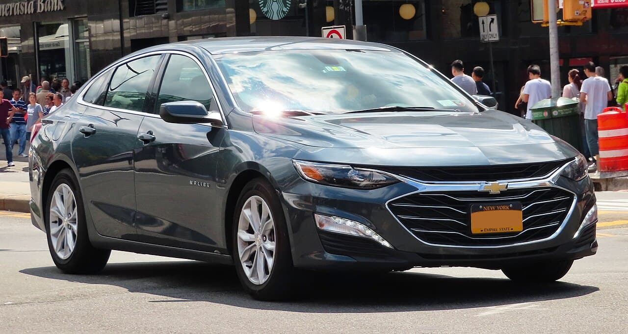 Chevrolet Malibu, representative photo
