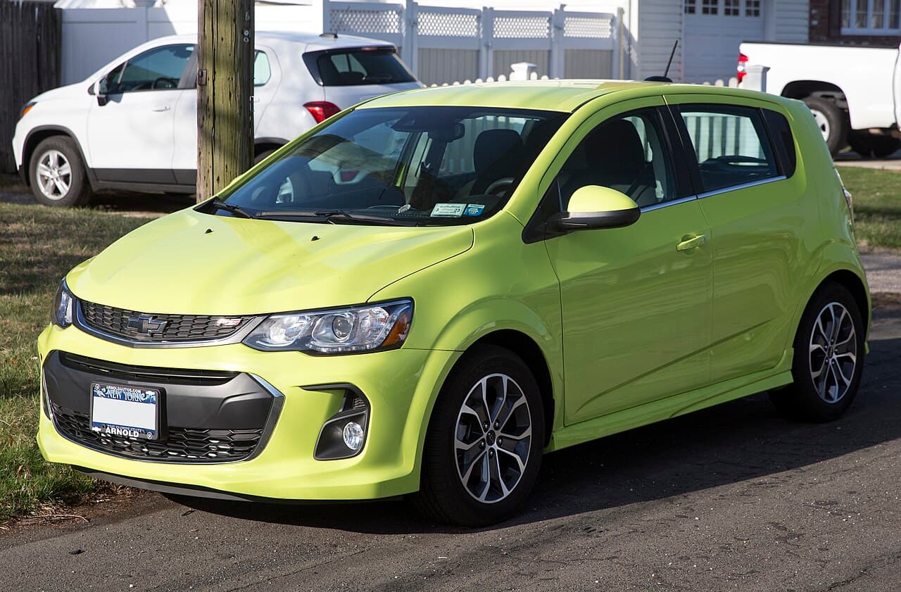 Chevrolet Sonic, representative photo