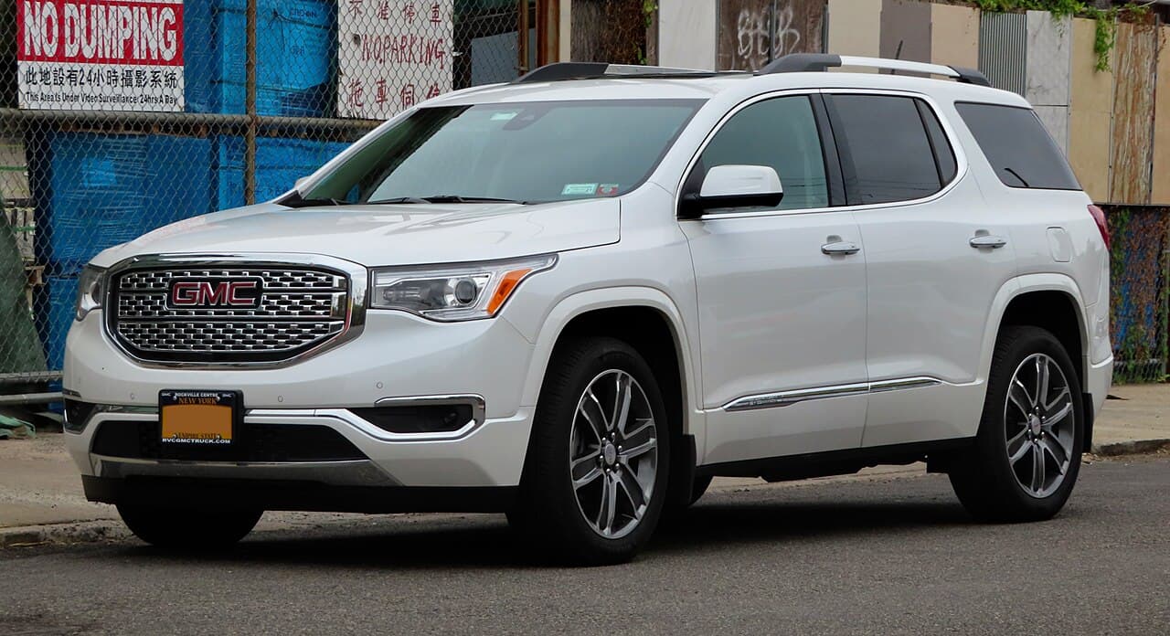 GMC Acadia, representative photo
