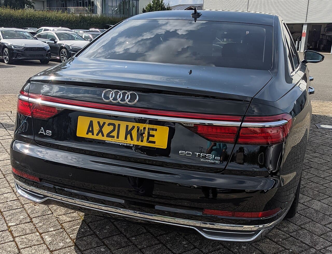 Audi A8, representative photo