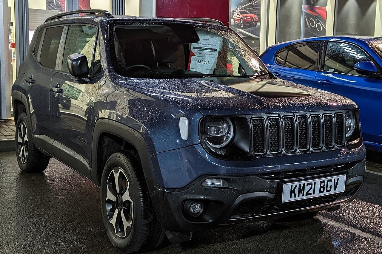 Jeep Renegade, representative photo