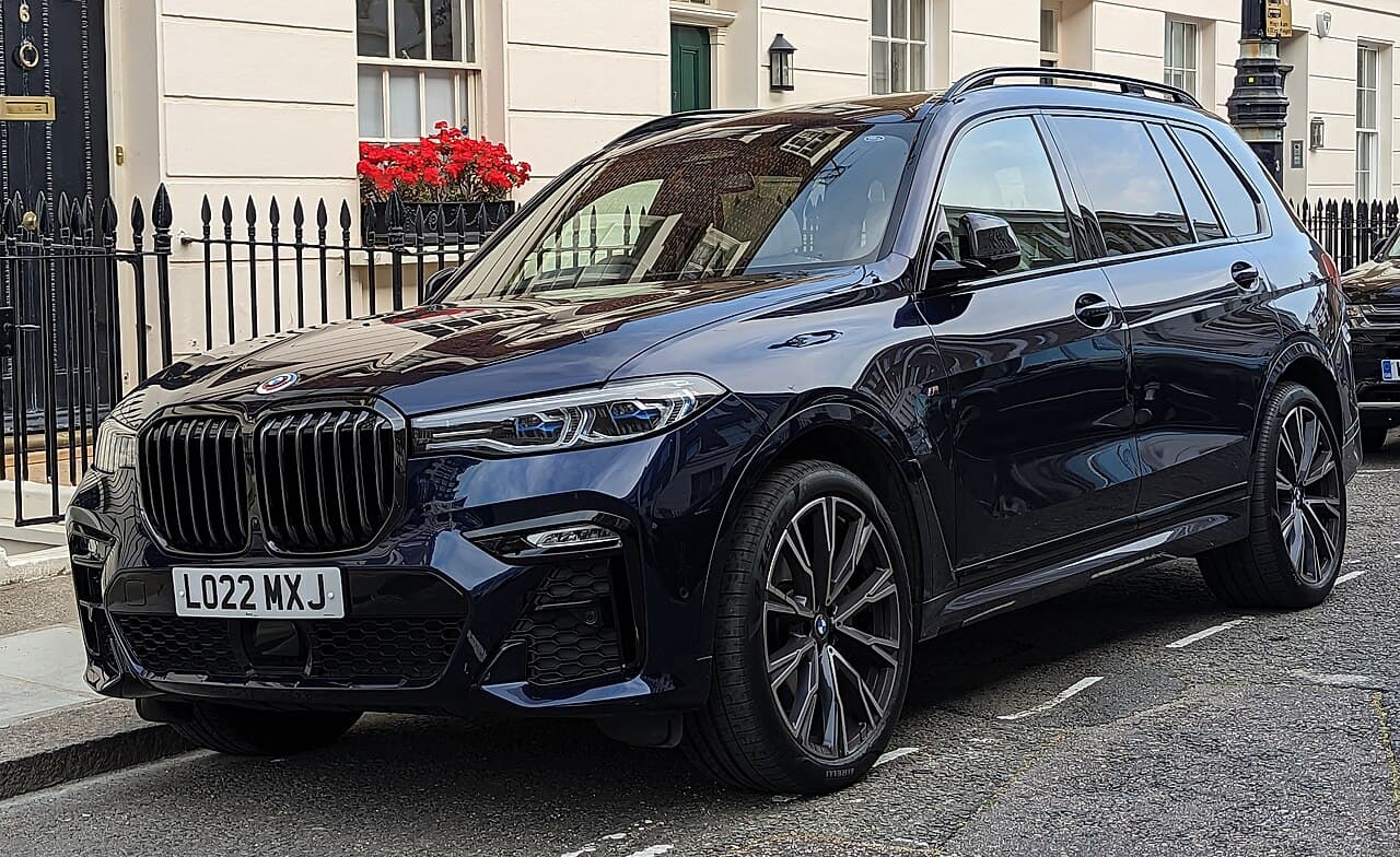 BMW X7, representative photo