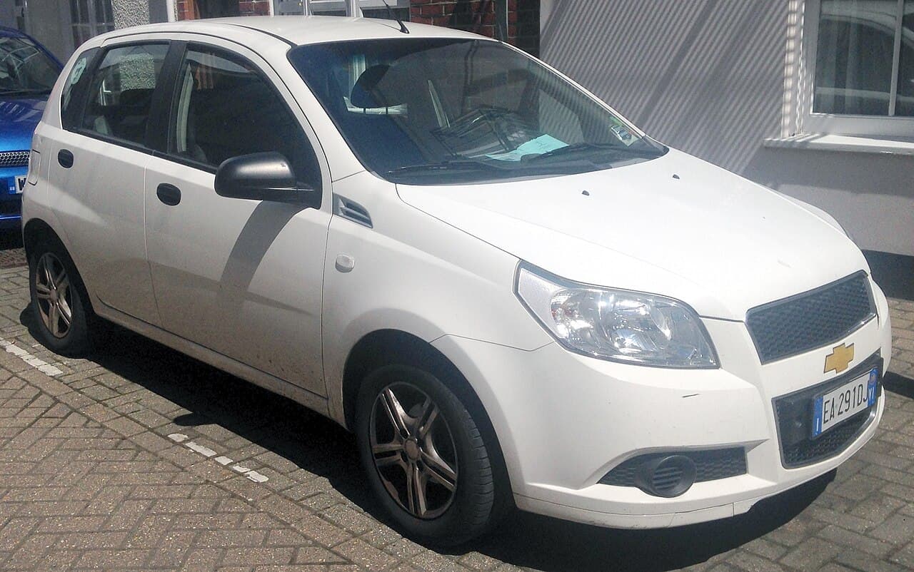 Chevrolet Aveo, representative photo