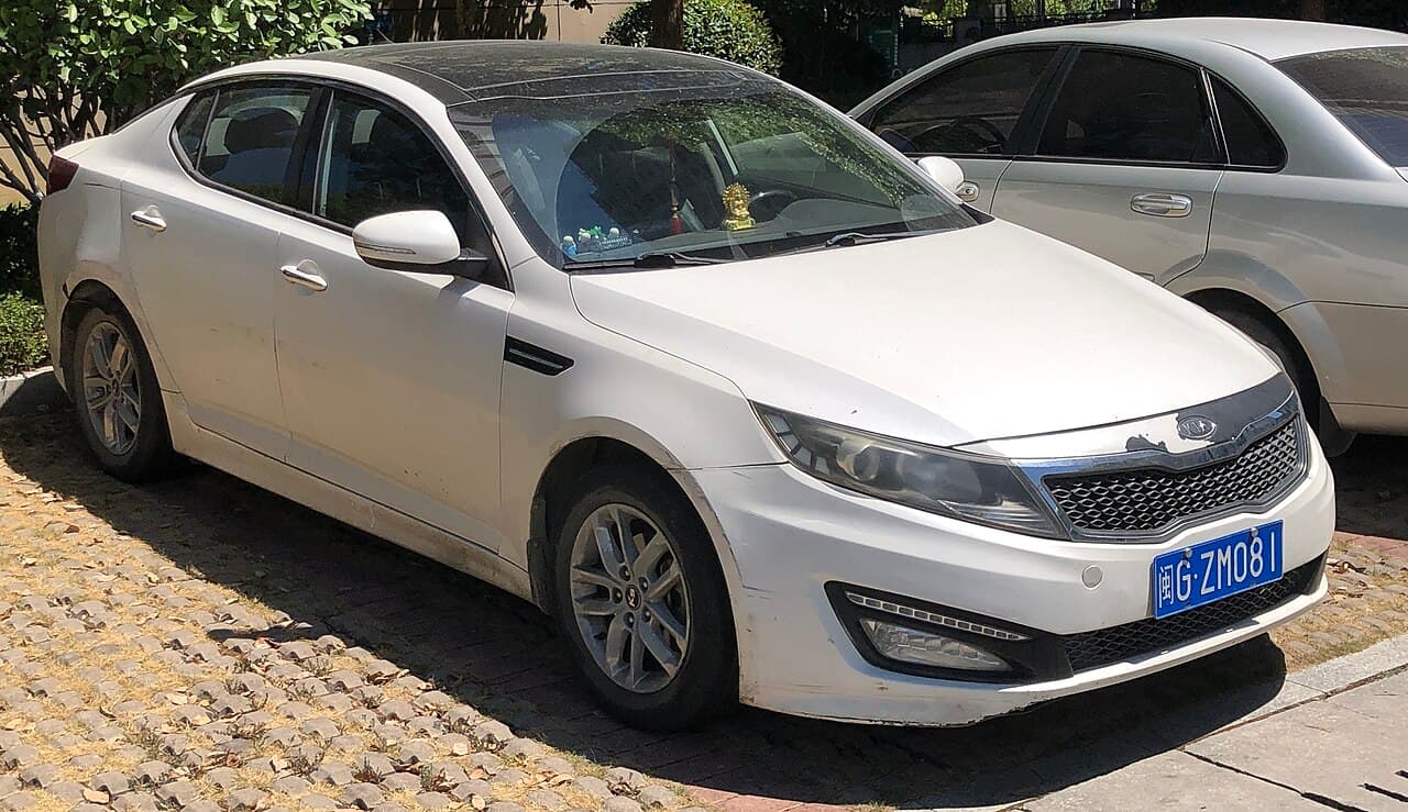 Kia K5, representative photo