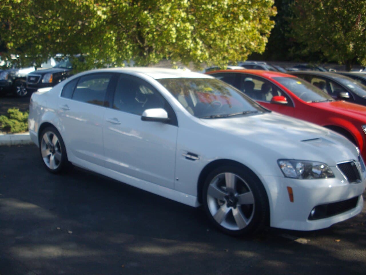 Pontiac G8, representative photo