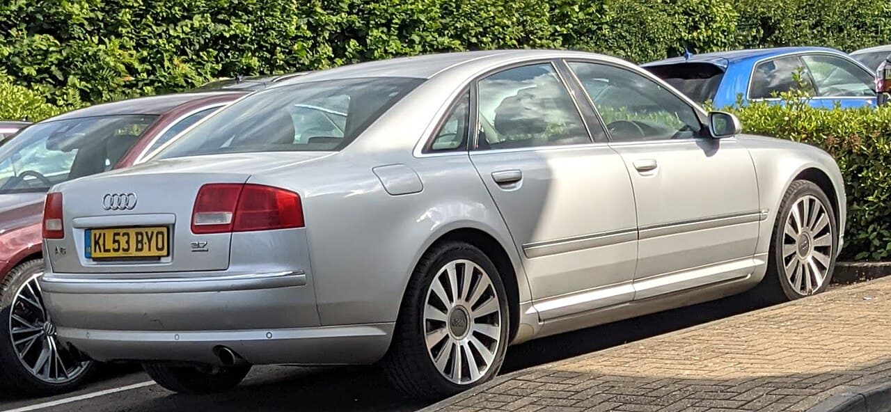 Audi A8, representative photo