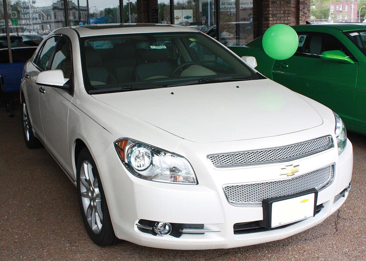 Chevrolet Malibu, representative photo