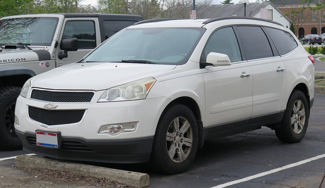 Chevrolet Traverse, representative photo