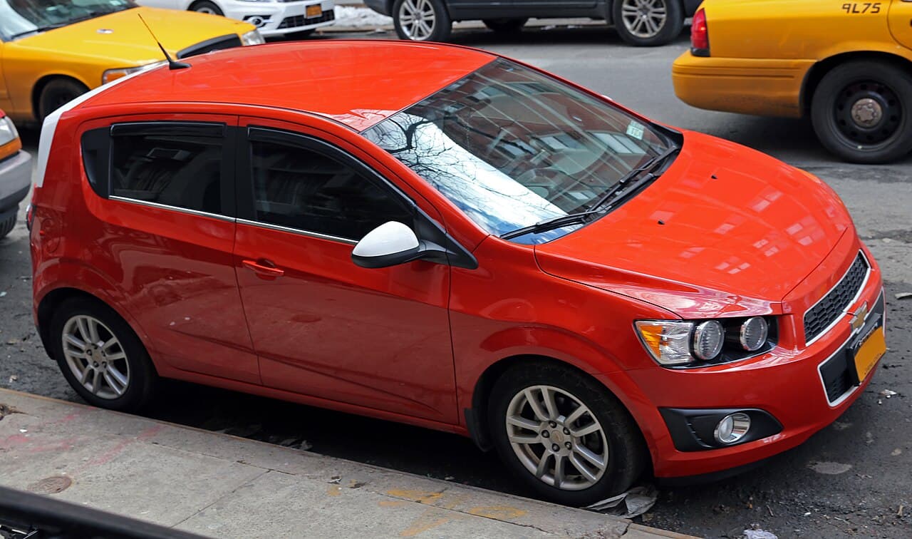 Chevrolet Sonic, representative photo